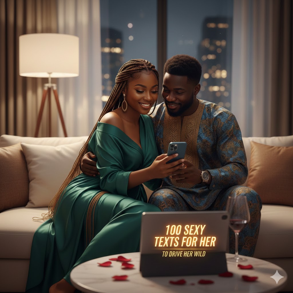 One Hundred (100) Sexy Texts for Her to Drive Her Wild