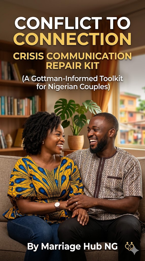 Conflict to Connection - Crisis Communication Repair Kit (A Gottman-Informed Toolkit for Nigerian Couples)