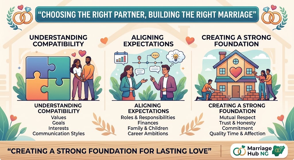 Choosing the Right Partner, Building the Right Marriage - Understanding Compatibility, Aligning Expectations & Creating a Strong Foundation for Lasting Love